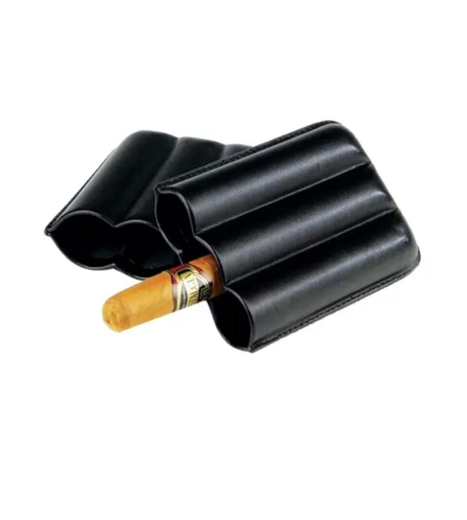 Black Leather Telescopic Adjustable 3C